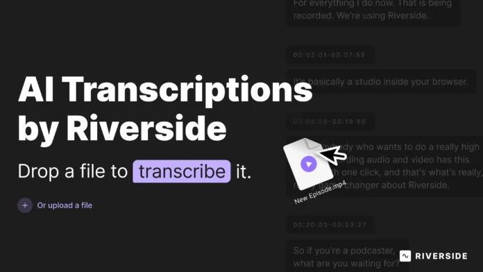 Riverside Audio Transcription Tool