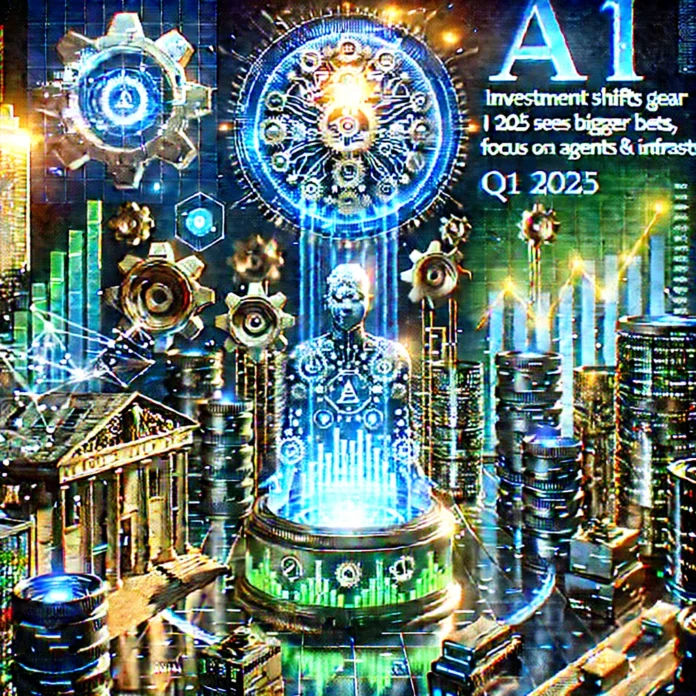 AI Investment Shifts Gear: Q1 2025 Sees Bigger Bets, Focus on Agents & Infrastructure